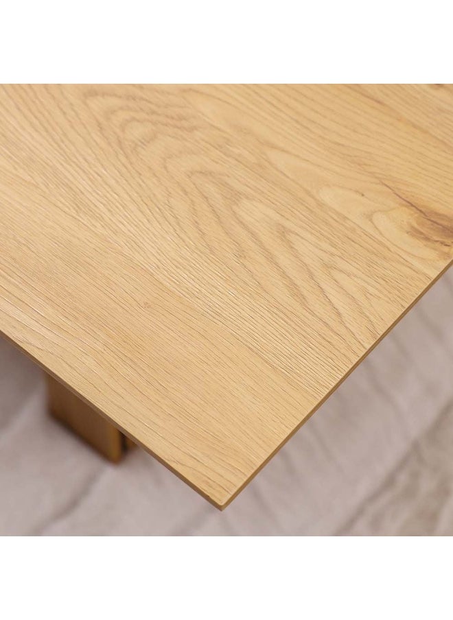 DANUBE HOME Calibra Coffee Table Modern Household Small Tea Table Space Saving Wood Tea And Coffee Desk For Living Room Home Office - Light Oak  - Image 2
