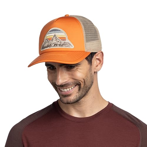 Buff Unisex Orange Trucker Summer Hiking |Trekking | Biking | Cycling | Running - Cap - Image 3