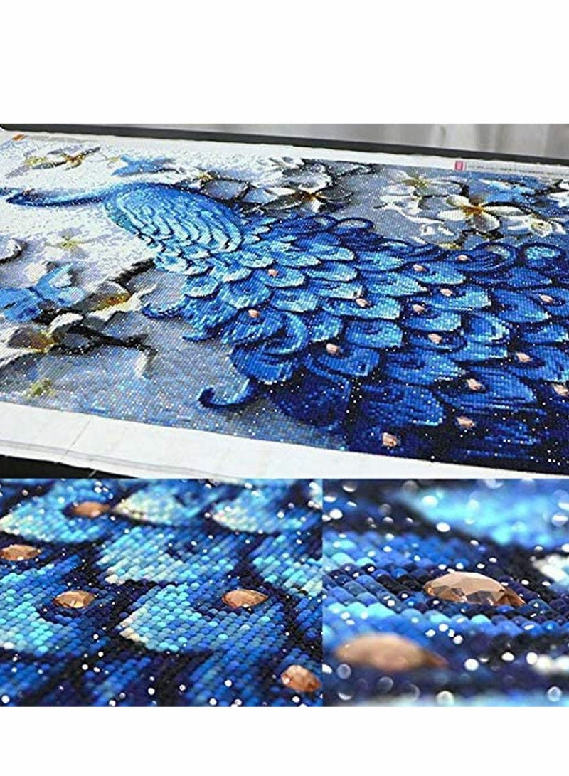 Y&D Diamond Painting Kits For Adults Kids 5D Peacock DIY Paint By Kit Craft Home Wall Decor - Image 3