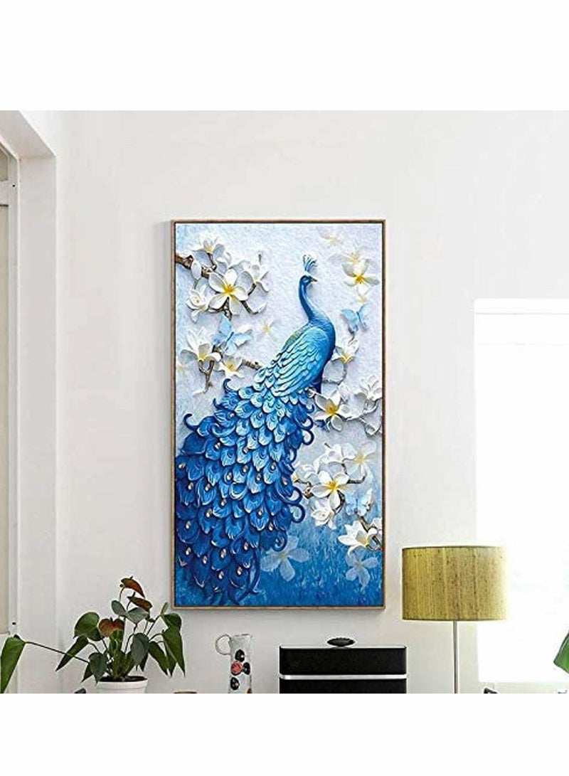 Y&D Diamond Painting Kits For Adults Kids 5D Peacock DIY Paint By Kit Craft Home Wall Decor - Image 2