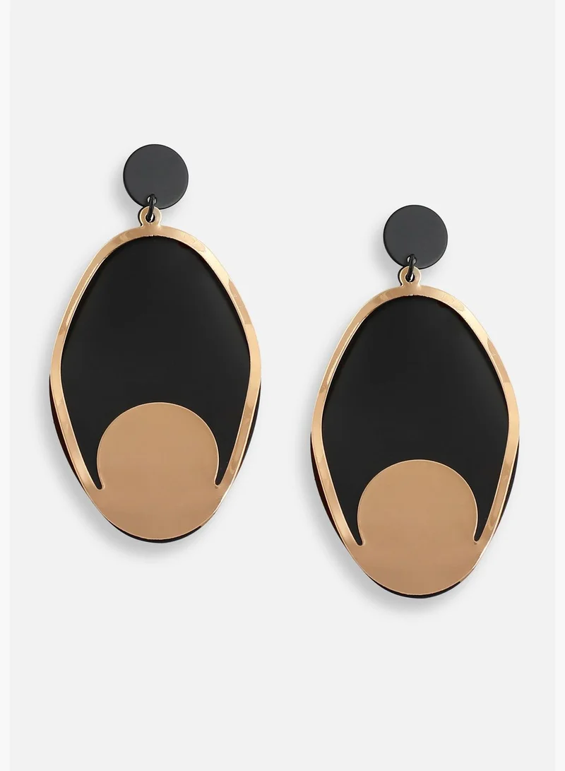 SOHI Gold Plated Designer Party Drop Earring For Women