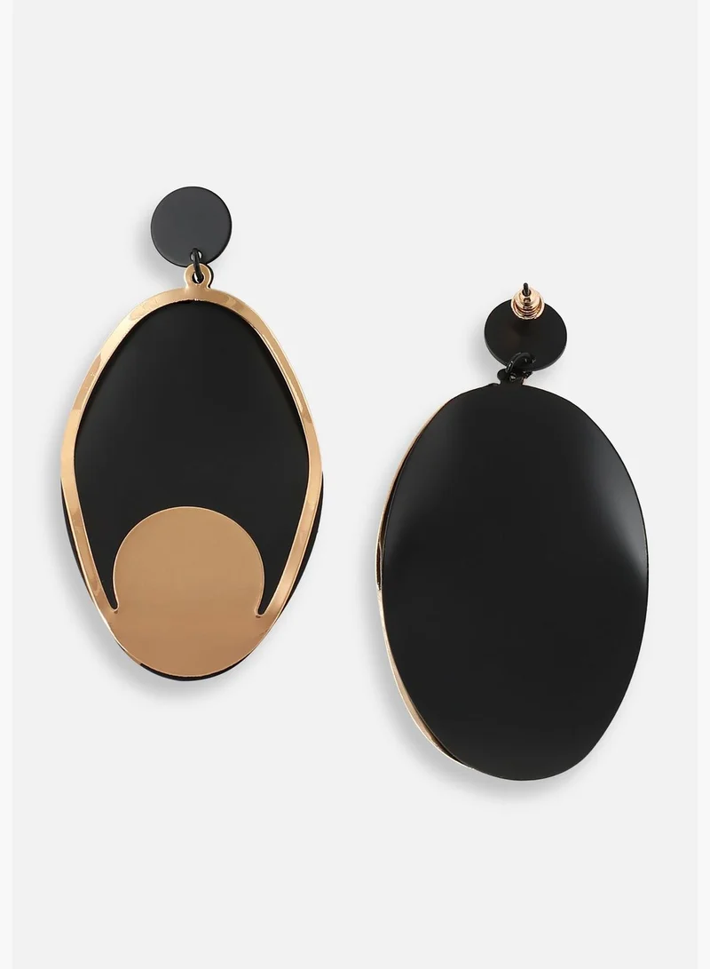 SOHI Gold Plated Designer Party Drop Earring For Women