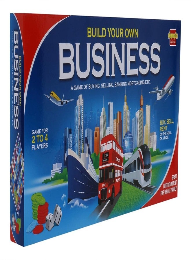 Olympia Build Your Own Business Board Game of Buying, Selling, Renting, Trading & Mortgaging with Laminated PVC Board for Kids, Family & Friends, Fun & Entertainment Play - Image 2