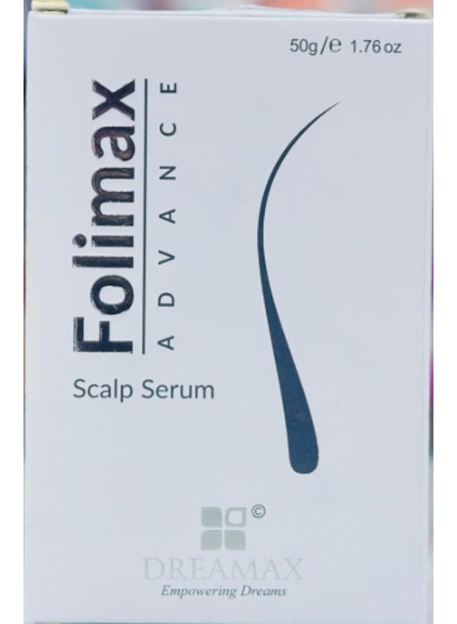 Folimax Scalp Serum 50g | Hair Growth & Anti Hair Fall Treatment | Strengthening Serum for Thinning Hair & Scalp Care