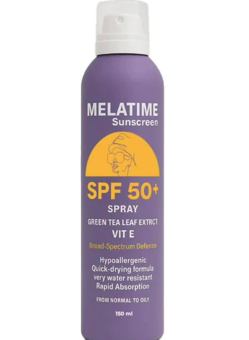 Melatime Sunscreen Spray SPF 50+-150 ml