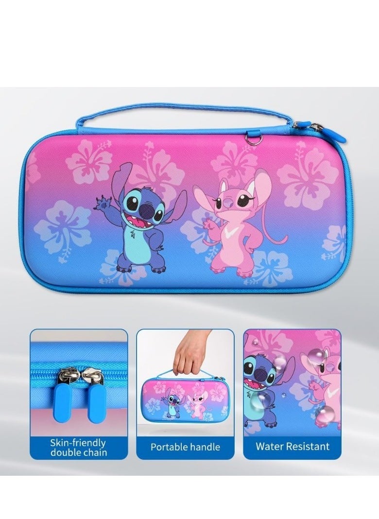 Generic Nintendo Switch OLED Carrying Case - Stitch Theme, Portable Storage, Console Protection  - Image 2
