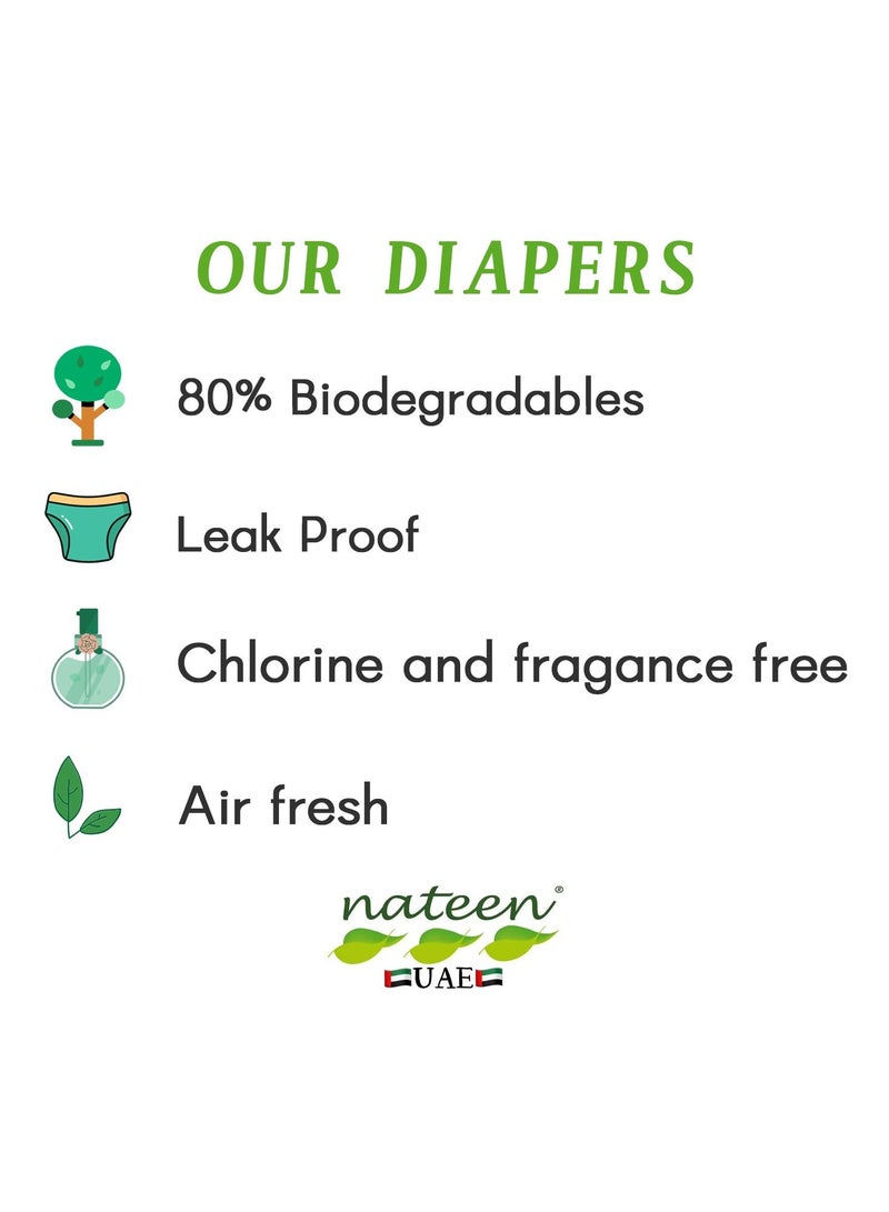 Nateen Combi Plus Incontinence Adult Diaper,Small,Waist Size 65-105cm,10 Count Adult Diapers,with Super Absorbent Layer,Leak Guard,Disposable Underwear for Men&Women-1560ml Absorbency. - Image 2