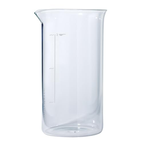 Aerolatte Universal Borosilicate Glass Replacement Carafe For French Press Coffee Maker, 3-Cup, 12-Ounce Capacity (12 oz, 350 ml) - Image 1