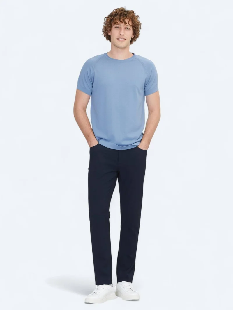 Kip Light Blue Knitwear