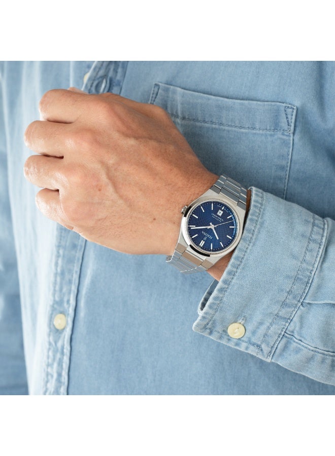 فيستينا ساعة رجالية سويسرية الصنع RIVÉ F20051/4 زرقاء - Image 5