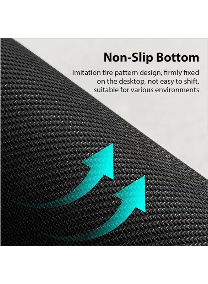 general Portable Office Mouse Pad Small Anti-Gaming Mousepad Laptop Accessories Sweat-Absorbent Dirt-Resistant Foldable For Travel, Business, Office, Games 24x20cm - Image 5
