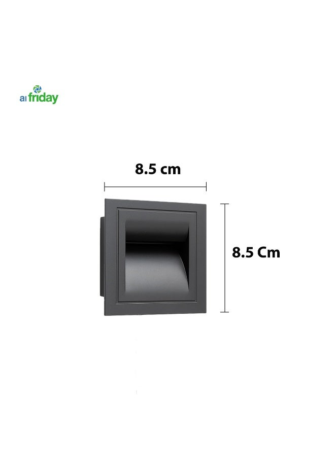 ALFRIDAY Outdoor Recessed Step/Wall Light — IP65, 3W, 3000K - Image 3