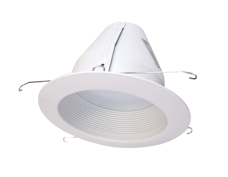 NICOR Lighting 6 inch White Airtight Cone Baffle Trim (17548A) - Image 1
