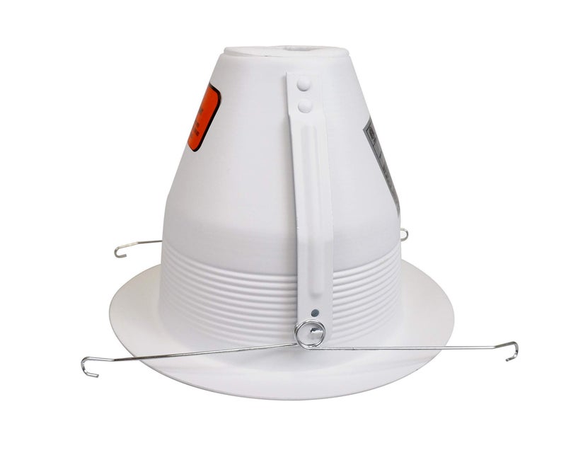 NICOR Lighting 6 inch White Airtight Cone Baffle Trim (17548A) - Image 3