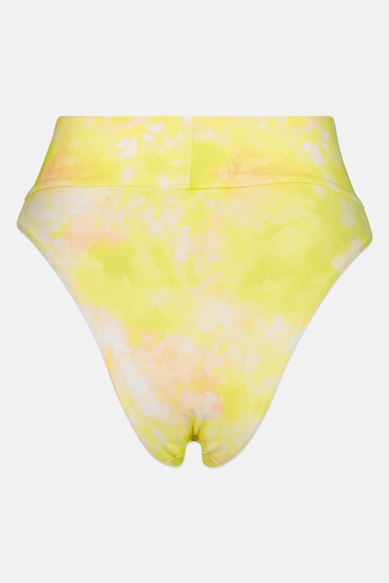 Aerie Women Tie Dye Bikini Bottom, Yellow  - Image 2