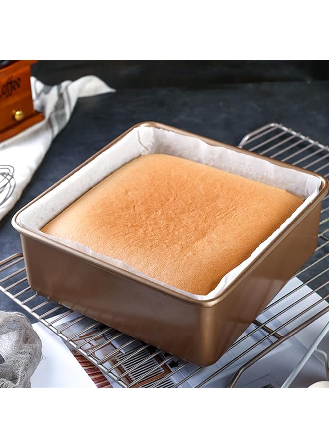 KASTWAVE Baking Sheet Pans, 2 Pack Nonstick Baking Sheet Pans, Cookie Sheet, Brownie Pan, Bread Pan For Toaster Oven, Small Baking Tray, Bakeware For Cakes, Cookies & Breads (7 Inches) - Image 5