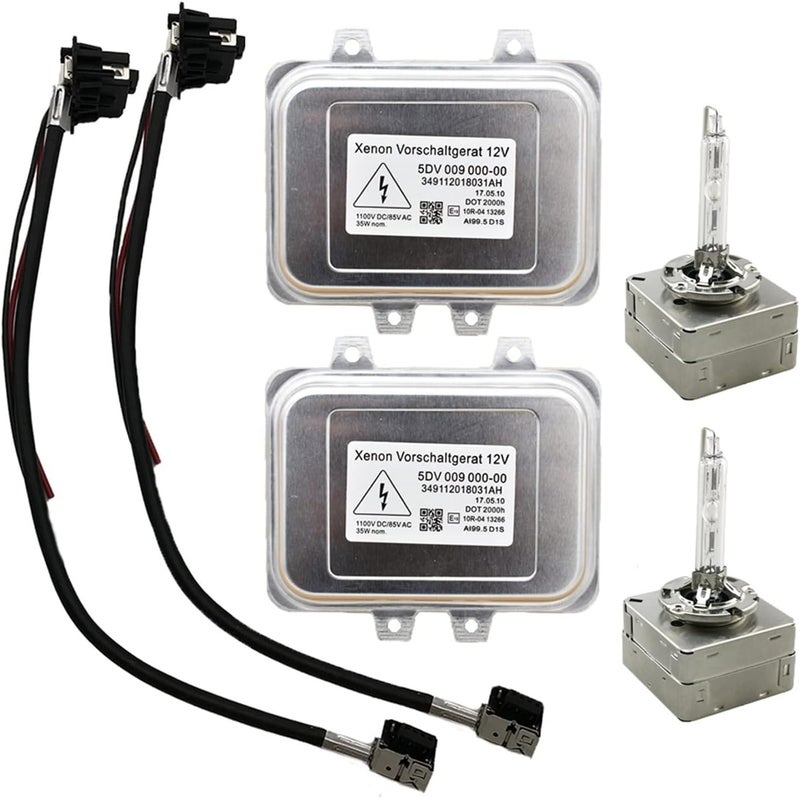 QASULER Xenon Headlight Ballast D1S Kit - Image 1