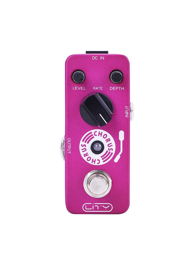 Generic Lity Chorus Guitar Pedal Mini Chorus Effects Pedal Classic Warm Jazz Chorus Tone  - Image 1