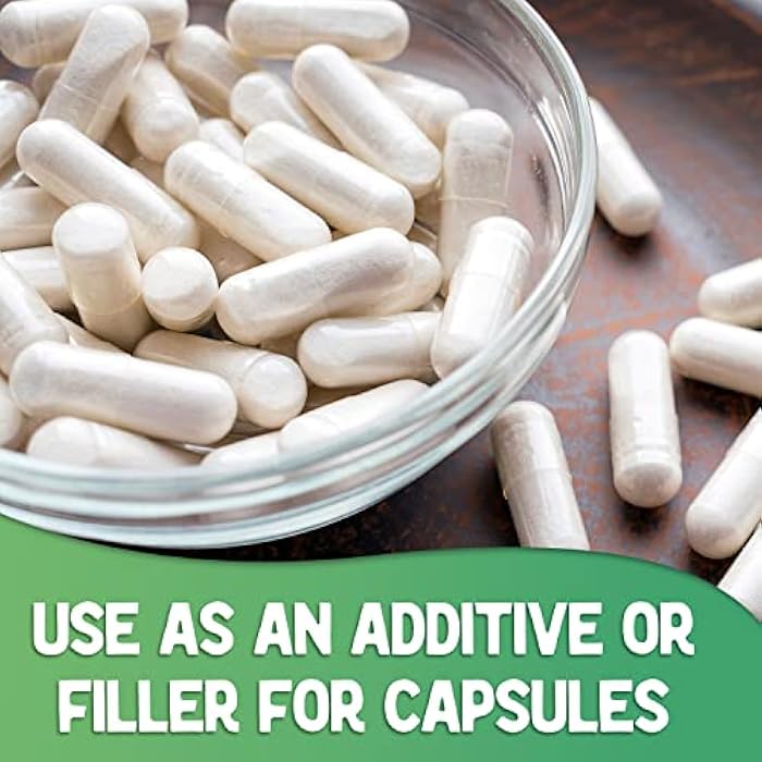 XPRS Nutra Microcrystalline Cellulose Powder - Odorless Cellulose Fiber Powder - 100% Pure Powdered Cellulose Supplement is an Insoluble Fiber for Pill Binder Mix and Cellulose Paste (1.10 Pounds) - Image 4