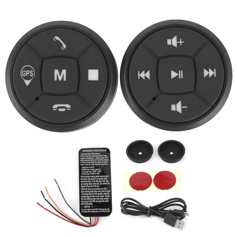 woobles bluetooth steering wheel control, steering wheel control Steering Wheel Control Button Radio Volume GPS Wireless Controller Switch steering wheel control interface - Image 1