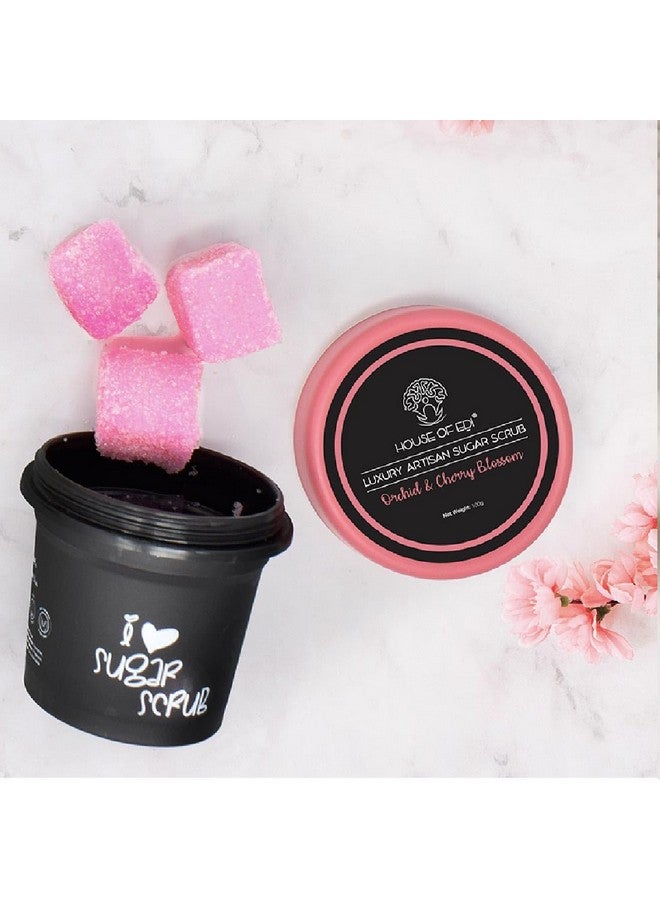 House Of Edi Body Sugar Scrubs | Handmade Natural Body Scrub for Tan Removal & Soft Smooth Skin |Naturally Exfoliating |Removes Dirt & Dead Skin from Neck, Knees, Elbows & Arms| 100g (5 cubes) | For Women & Men - Image 2
