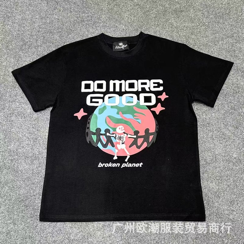 25Fw High Quality Loose Casual Short-Sleeved T-Shirts Versatile Collection Men And Women Summer - Image 1