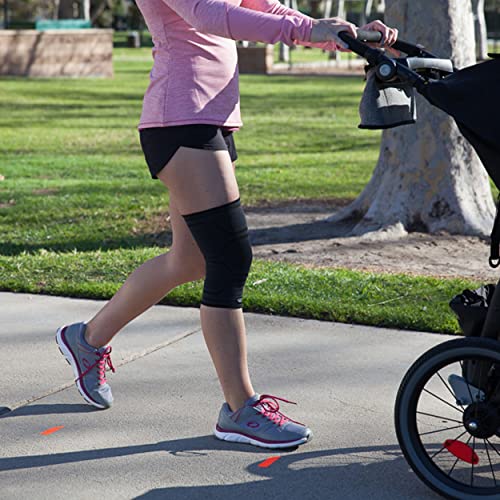 COPPER FIT ICE Plus Size Knee Compression Sleeve for Knee Pain, Inflammation, Joint Pain Relief, Meniscus, ACL, Arthritis, Circulation -- Knee Compression Support for Men and Women (2XL/3XL) - Image 5