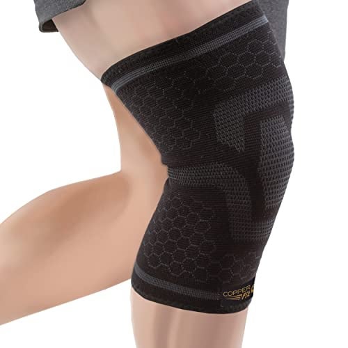 COPPER FIT ICE Plus Size Knee Compression Sleeve for Knee Pain, Inflammation, Joint Pain Relief, Meniscus, ACL, Arthritis, Circulation -- Knee Compression Support for Men and Women (2XL/3XL) - Image 2
