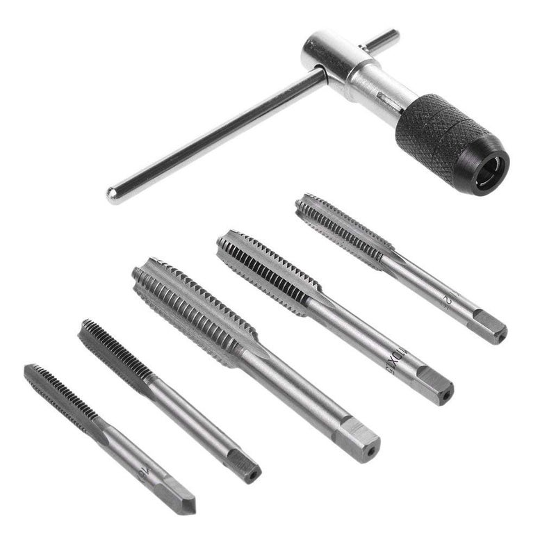 Veltrix - Metric Tap and Dies Set M6 M7 M8 M10 M12 Tap Wrench - Image 1