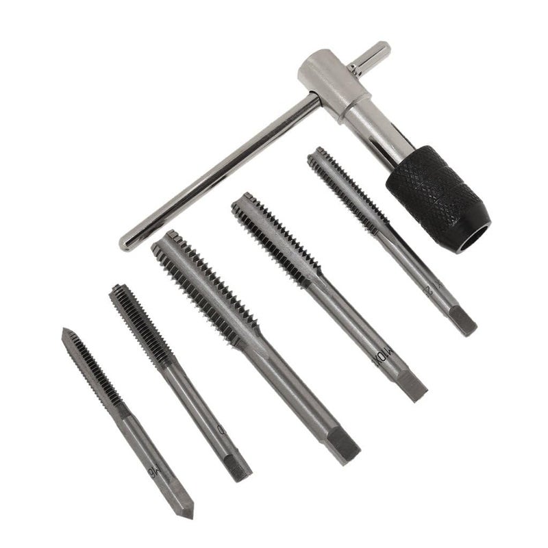 Veltrix - Metric Tap and Dies Set M6 M7 M8 M10 M12 Tap Wrench - Image 2