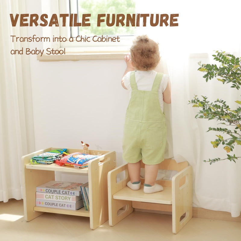 bpmfkid Montessori Weaning Table and Chair Set - Adjustable Design for Toddlers, Ideal for Mealtime, Learning, and Play - Image 5