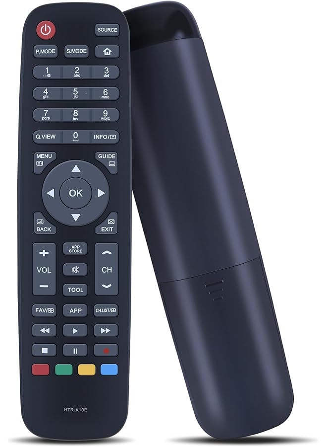 The Bros HTR-A10E Replacement Remote Control fit for Haier LCD LED TV LE50K6500UA LE55K6500UA LE65K6500UA LE32K6000T LE40K6000TF LE43K6000TF LE32K6000 LE40K6000 LE43K6000 LE50K6000 LE39K8000 - Image 1