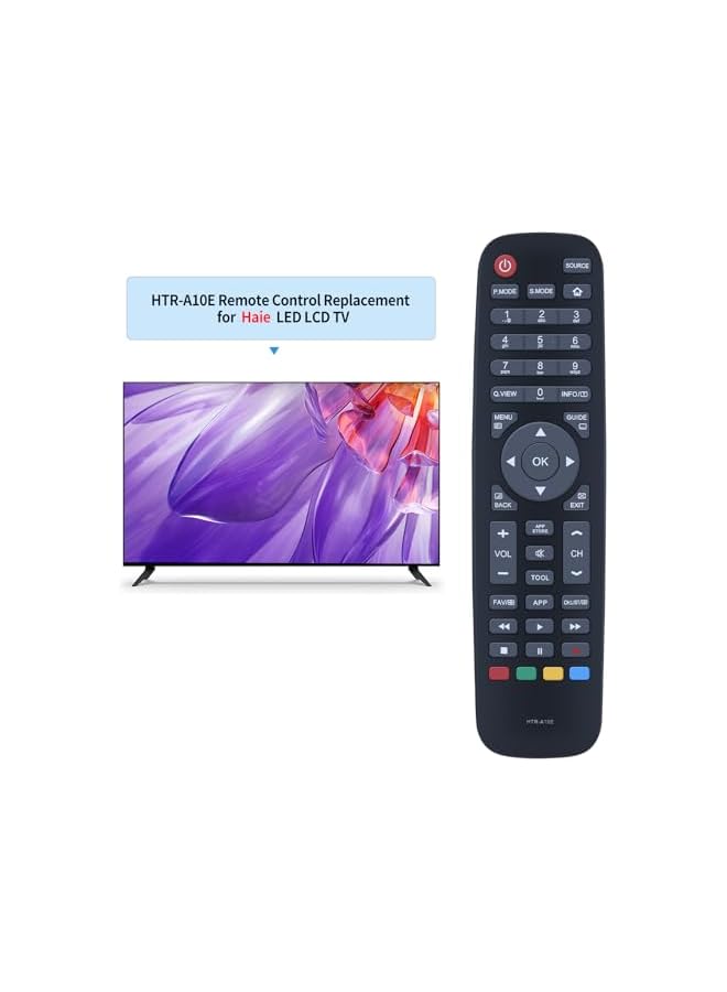 The Bros HTR-A10E Replacement Remote Control fit for Haier LCD LED TV LE50K6500UA LE55K6500UA LE65K6500UA LE32K6000T LE40K6000TF LE43K6000TF LE32K6000 LE40K6000 LE43K6000 LE50K6000 LE39K8000 - Image 3