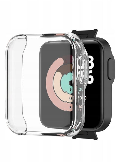 Watch Case With Screen Protective For Xiaomi Mi Watch Lite/Redmi Watch Lite_Clear