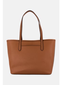 Michael Kors Women Brand Logo Tote Bag 30 H x 41 L x 13 W cm With Card Holder, Brown  - Image 3