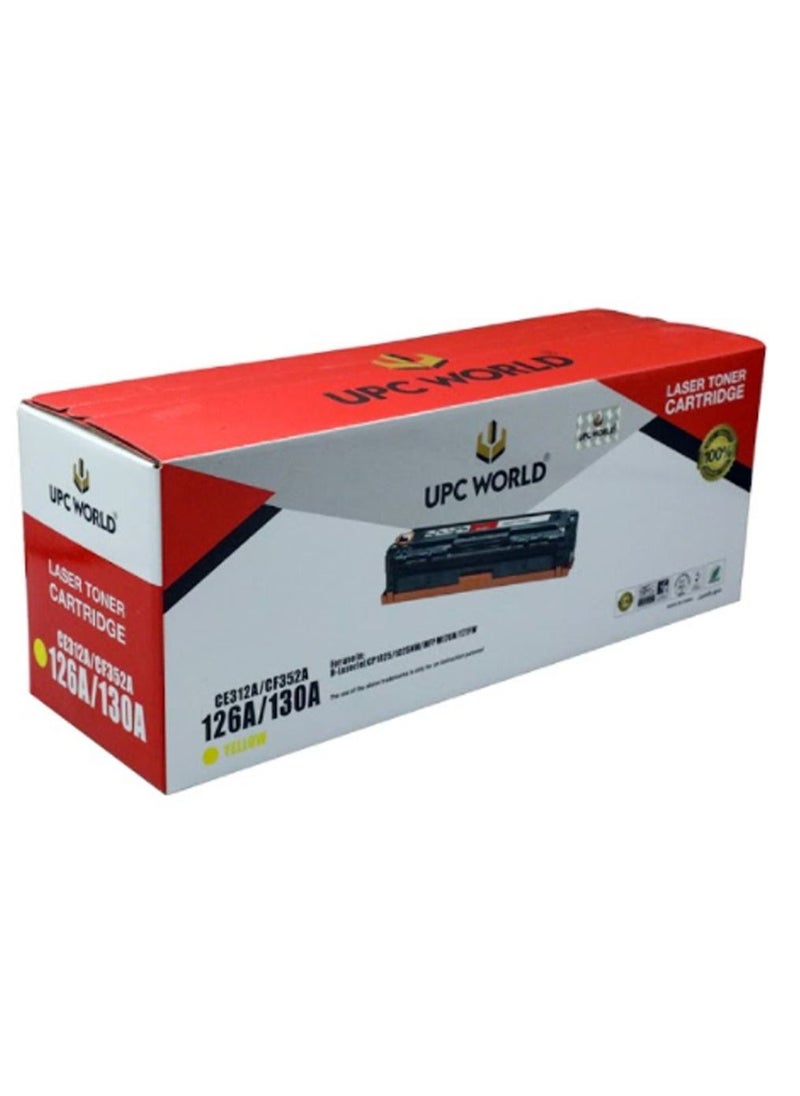 UPC - World Laser Toner Cartridge 130A CF352A 126A/729/CE312A - Image 1