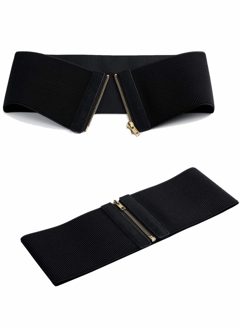 Excefore Womens Wide Elastic Stretch Waist Belt Corset Cincher  - Image 2