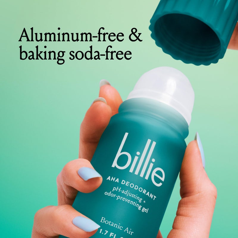 Billie AHA Deodorant 24-hour Odor-Preventing Gel, Aluminum-Free, Botanic Air, 1.7oz - Image 3