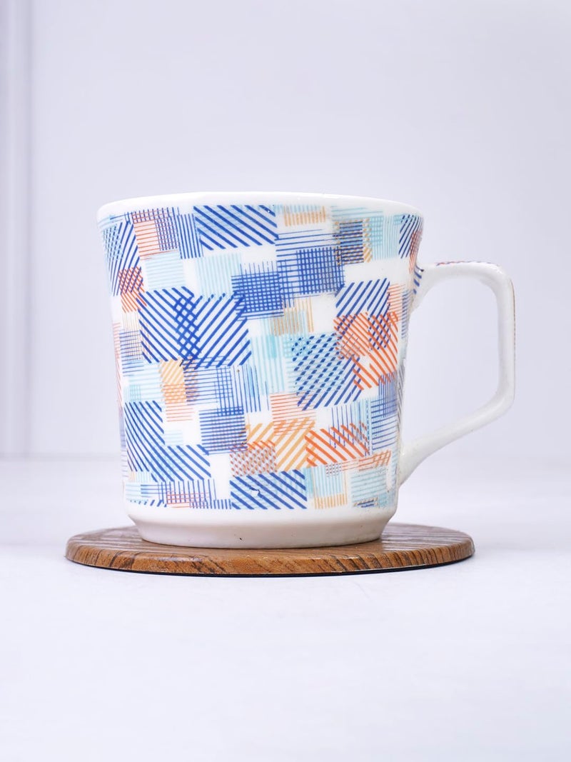 UPC U.P.C. Bone China Set of 6 Tea/Coffee Mugs, Tea Cup/Mug Set, Microwave & Dishwasher Safe Coffee Cup Set, Tea Cup Set of 6 Bone-Ash Free-150ml. - Image 5