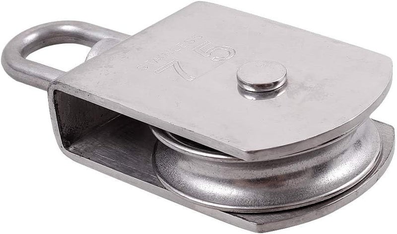 Rocaris 2 Pack M75 Heavy Duty Stainless Steel Lifting Single Pulley Block - Image 4