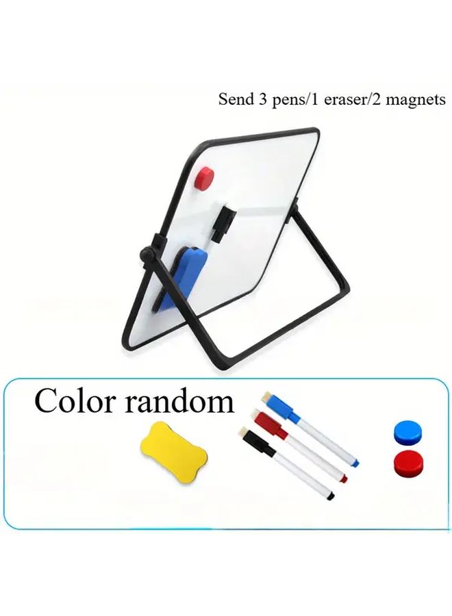 1 Piece A4 Size 8.27 x 11.81 Inch Magnetic Double Sided Dry Erase Whiteboard With Markers and Eraser Portable Reusable Board for Home Office Classroom Teaching Meeting and Presentation - Image 3