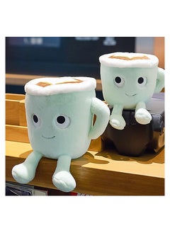 Y&D Coffee Mug Plush Toy, Cuddly Coffe Cup Doll, Stuffed Plushie Pillow Amusing Gift for Every Age, Green  - Image 4
