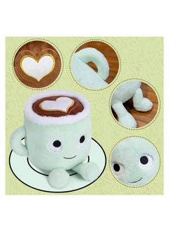 Y&D Coffee Mug Plush Toy, Cuddly Coffe Cup Doll, Stuffed Plushie Pillow Amusing Gift for Every Age, Green  - Image 5