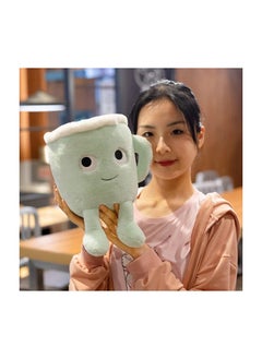 Y&D Coffee Mug Plush Toy, Cuddly Coffe Cup Doll, Stuffed Plushie Pillow Amusing Gift for Every Age, Green  - Image 2