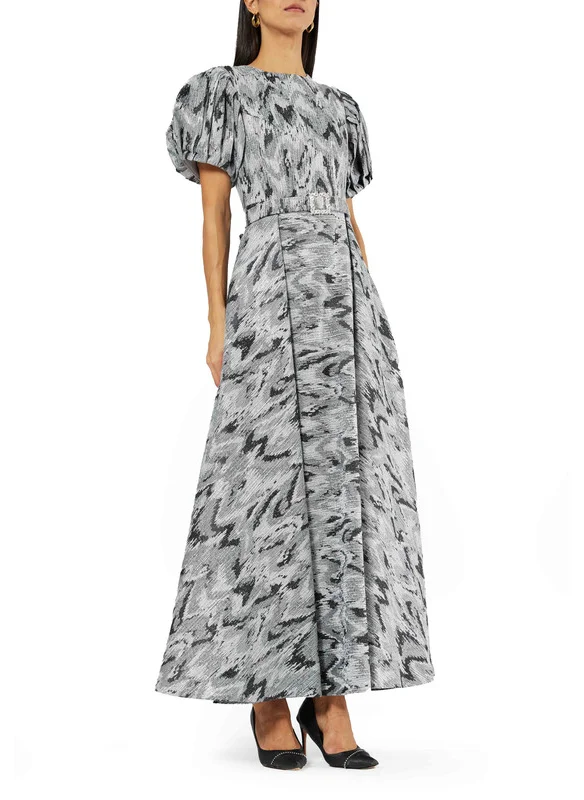 Amri Jacquard long dress