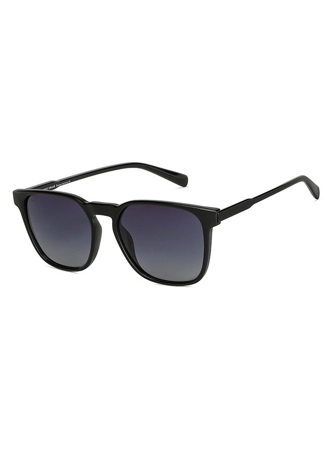 VINCENT CHASE Unisex Mirage Full Rim Wayfarer Polarized & UV Protected Sunglasses For Men & Women VC S13980 - 54mm - Black - Image 2