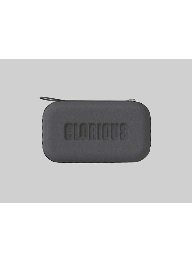 Glorious Mouse Case By Glorious Gaming, W/ Accessory Pocket & Adjustable Wedge (No Shake), Portable Carrying Case, Hard Shell, Zipper, & Wool Interior, For Bluetooth Wireless Mice & Wired Mice - Image 2