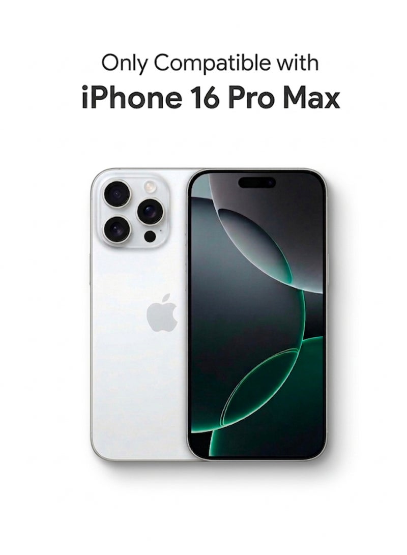 Magic iPhone 16 Pro Max Screen Protector (1 Pack), 9H Tempered Glass, Ultra HD Clear, Scratch Resistant, Anti-Fingerprint, Easy Installation, Compatible with Phone Covers - Image 2