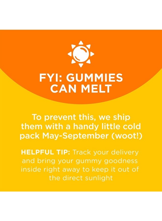 OLLY Hello Happy Gummy Worms, Tropical Zing, 60 Gummies - Image 5