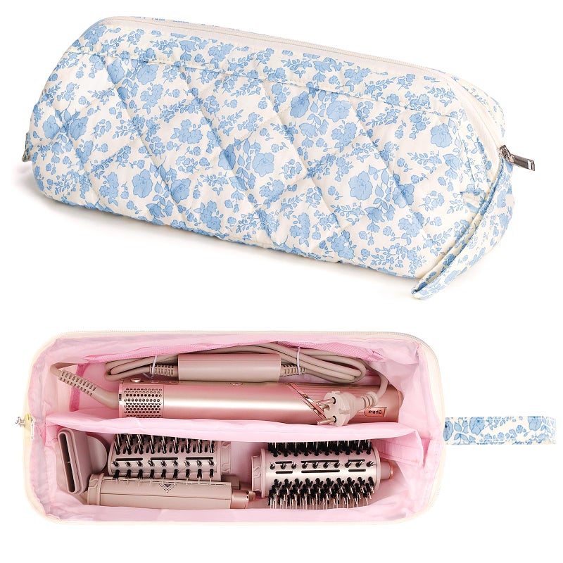 dadop Shark Flex Style Travel Case for Dyson Hair Dryer Airwrap, Quilted Hair Tools Travel Bag Organizer Accessories Holder, Curling Iron Carrying Case for Shark Dyson Revlon - Image 2